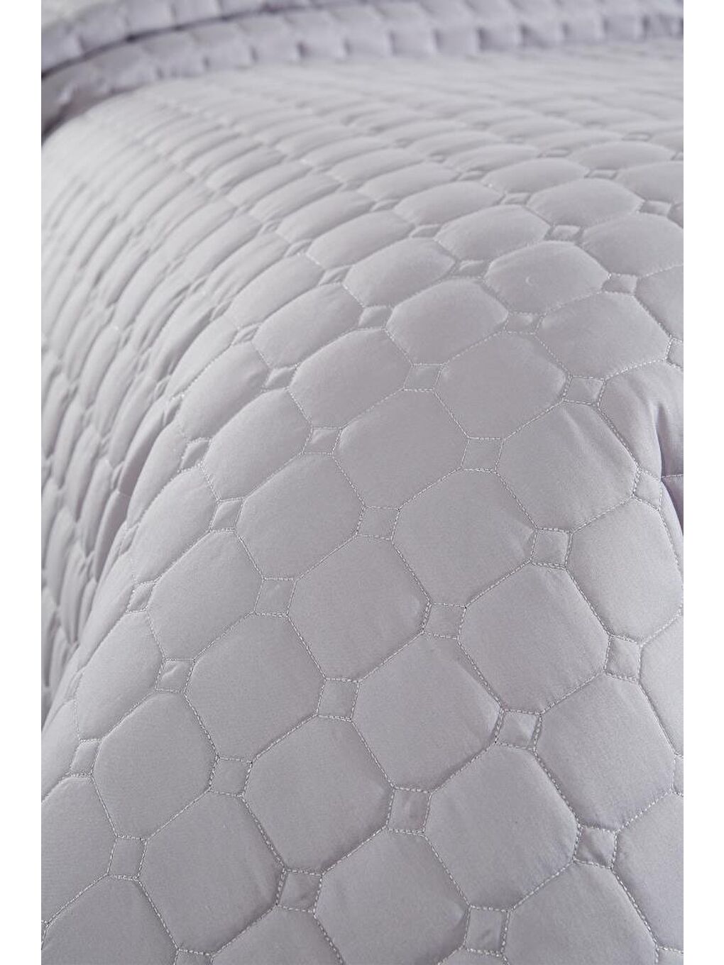 Estiva Tek Kişilik Yatak Örtüsü Gri-4