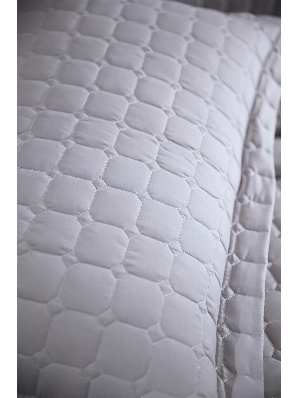 Estiva Çift Kişilik Yatak Örtüsü Gri-5