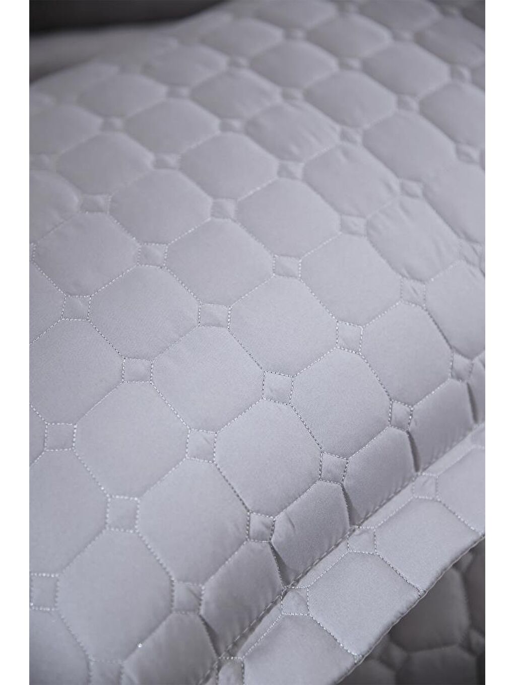 Estiva Çift Kişilik Yatak Örtüsü Gri-6