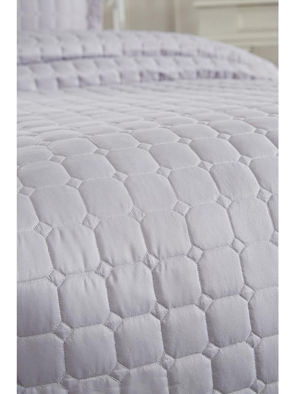 Estiva Tek Kişilik Yatak Örtüsü Gri-6