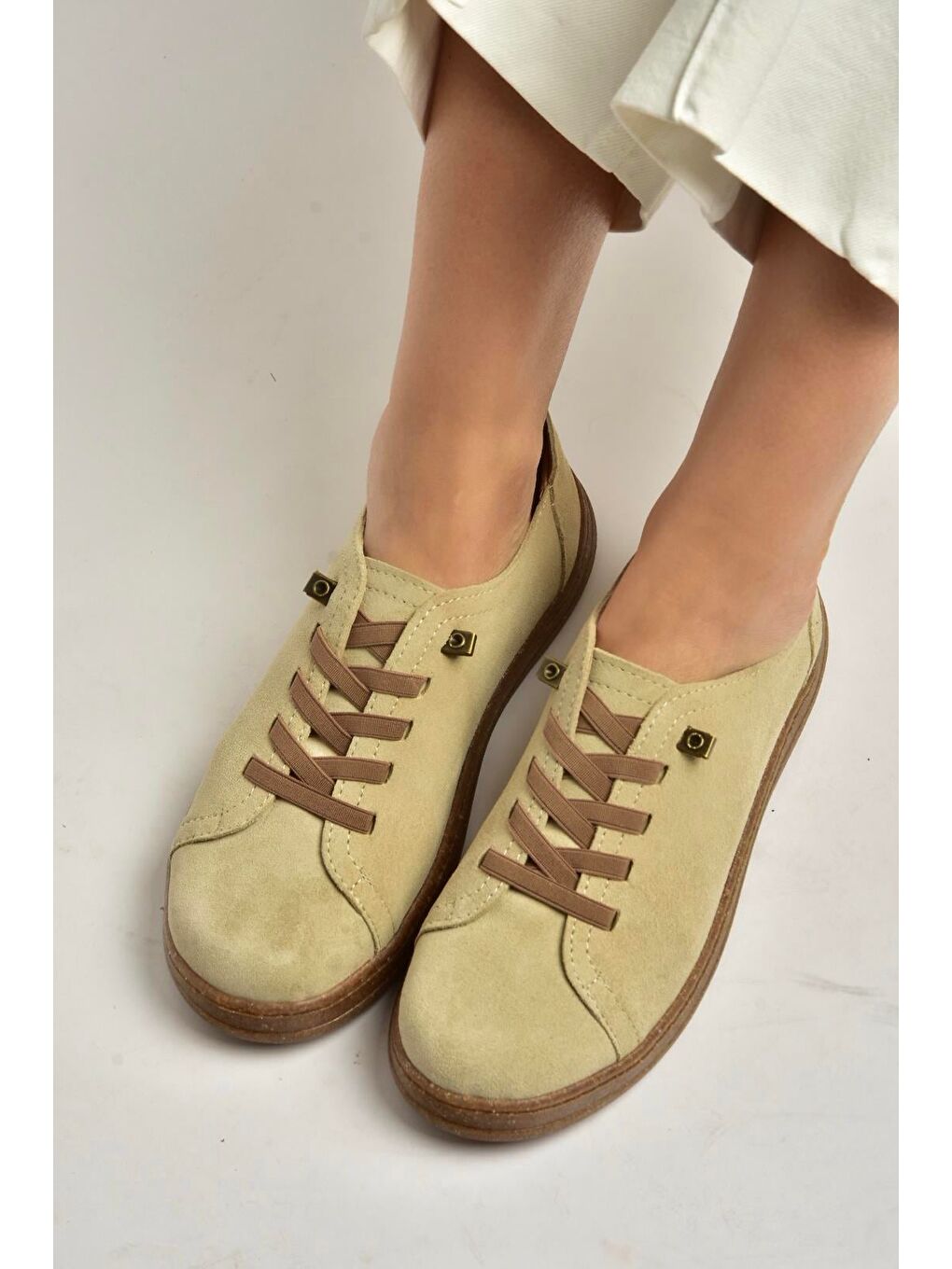 Bej Kadın Sneakers Y999364002-4