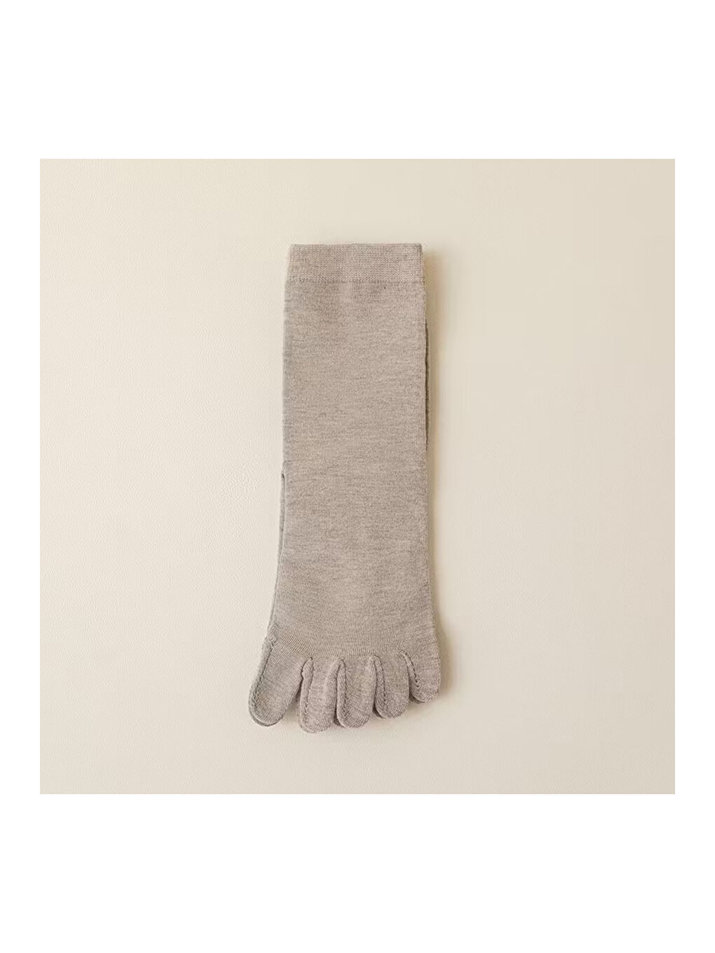 Bambu Parmaklı Bej Çorap | Koku ve Mantar Önleyici | Ter Emici | Kokulu BEJ-2