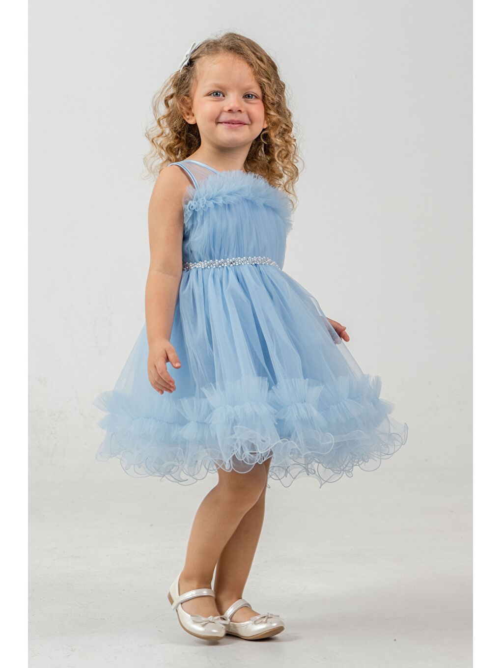 Mavi Aizona Kız Çocuk Abiye M00782-1