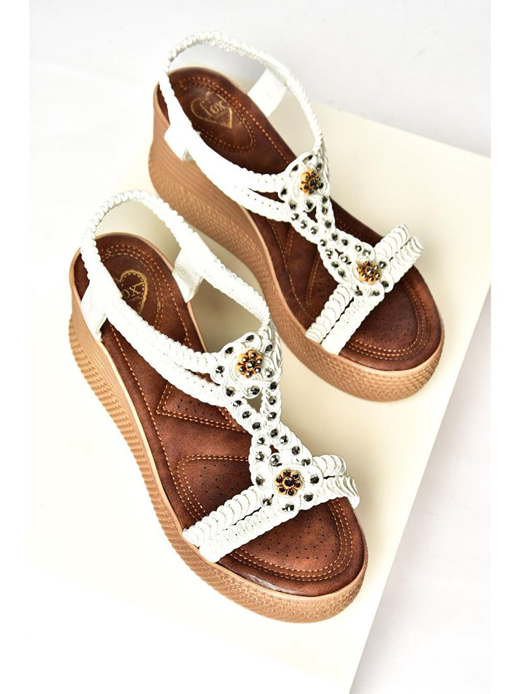 S2581880 Beyaz Kadın Sandalet-1