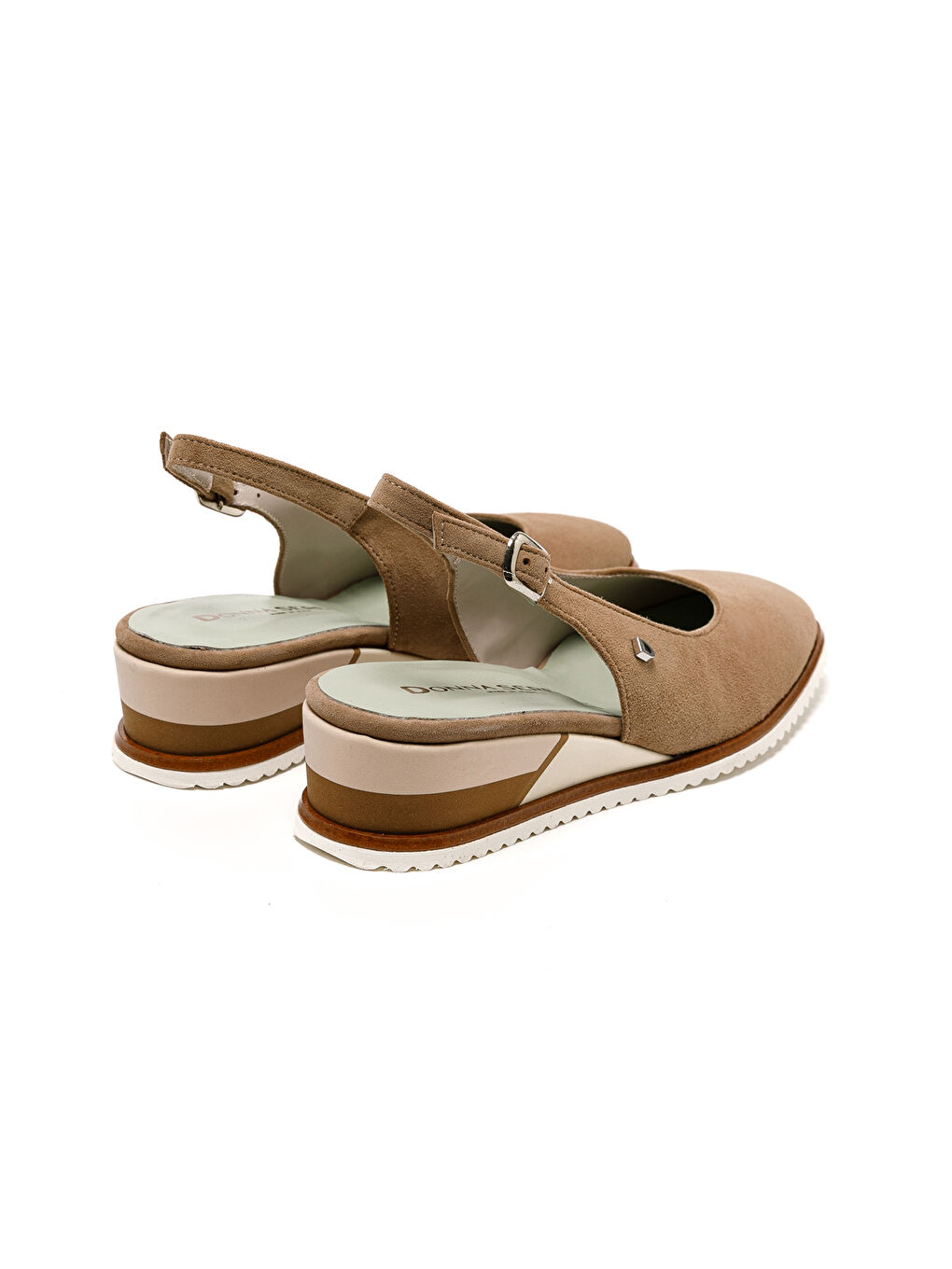 Kahverengi Kadın Sandalet 395716DP VA CAMOSCIO PELLE ANTE-4