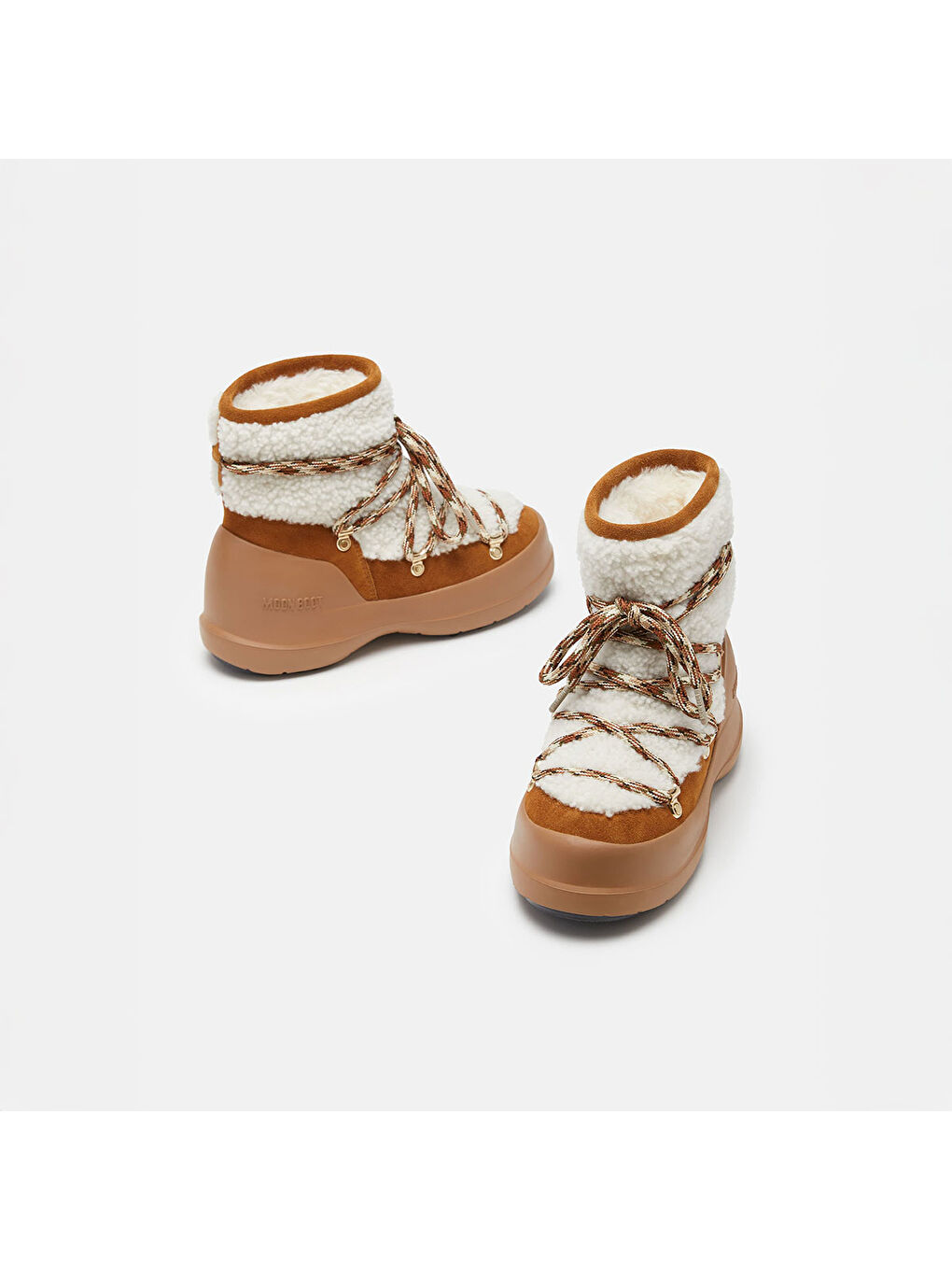 Kahverengi Kadın Bot (Kar) 80D2480020-MA03 LUNA Boot Shearling Whisky/Off White-3
