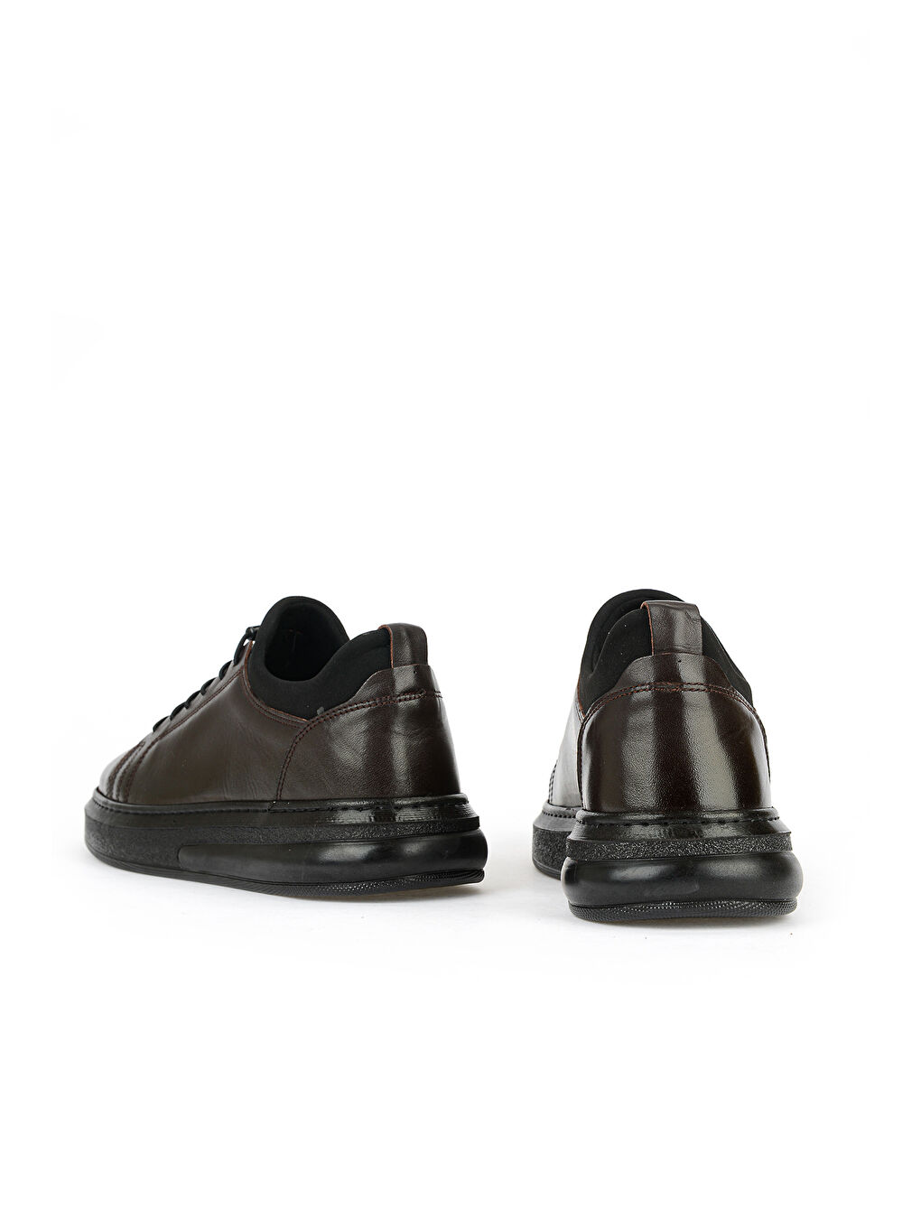 Kahverengi Erkek Hakiki Deri Sneaker 161423Z79 Kahve-2