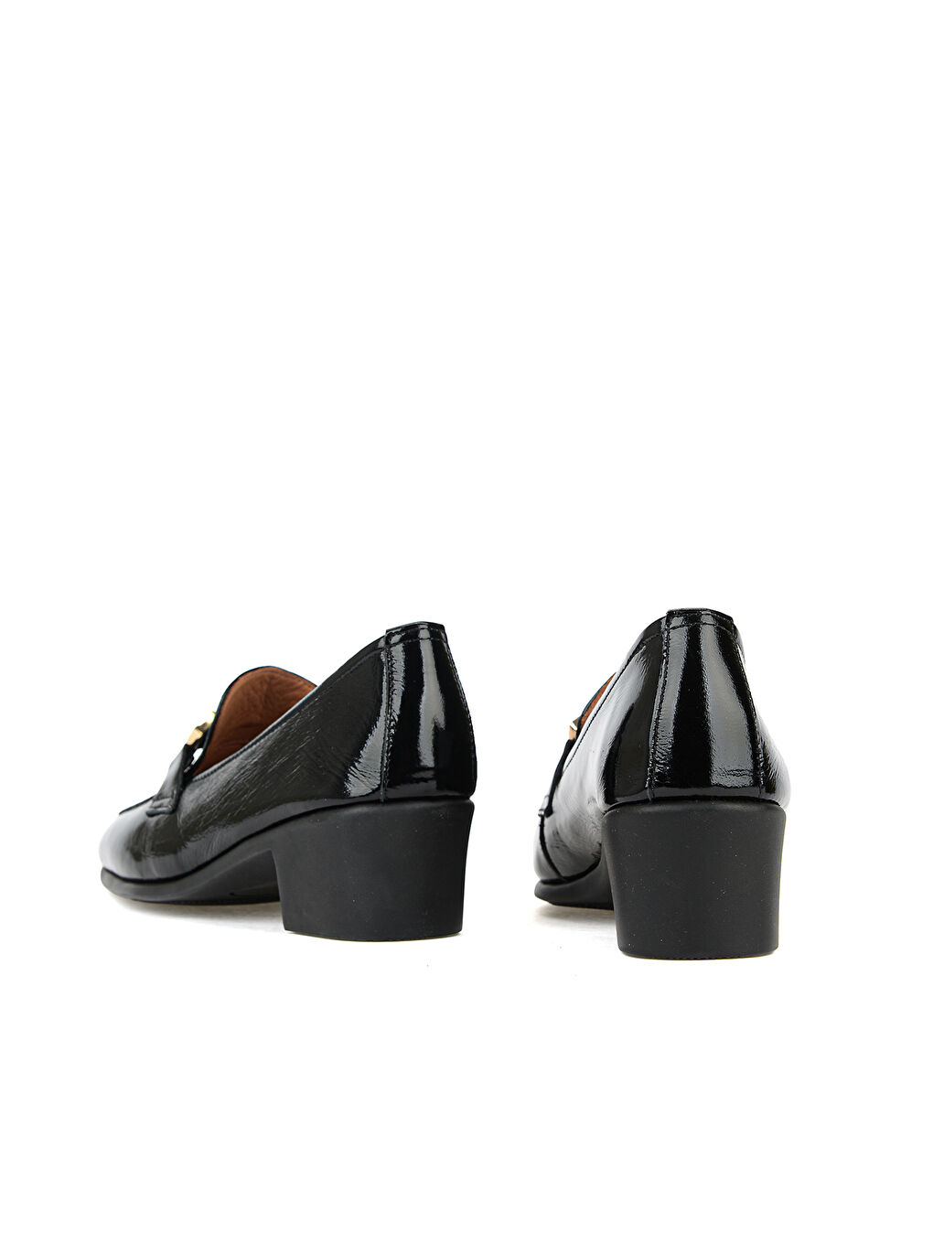 Kadın Hakiki Deri Topuklu Konfor Ayakkabı 1611050Z32492 Siyah-2