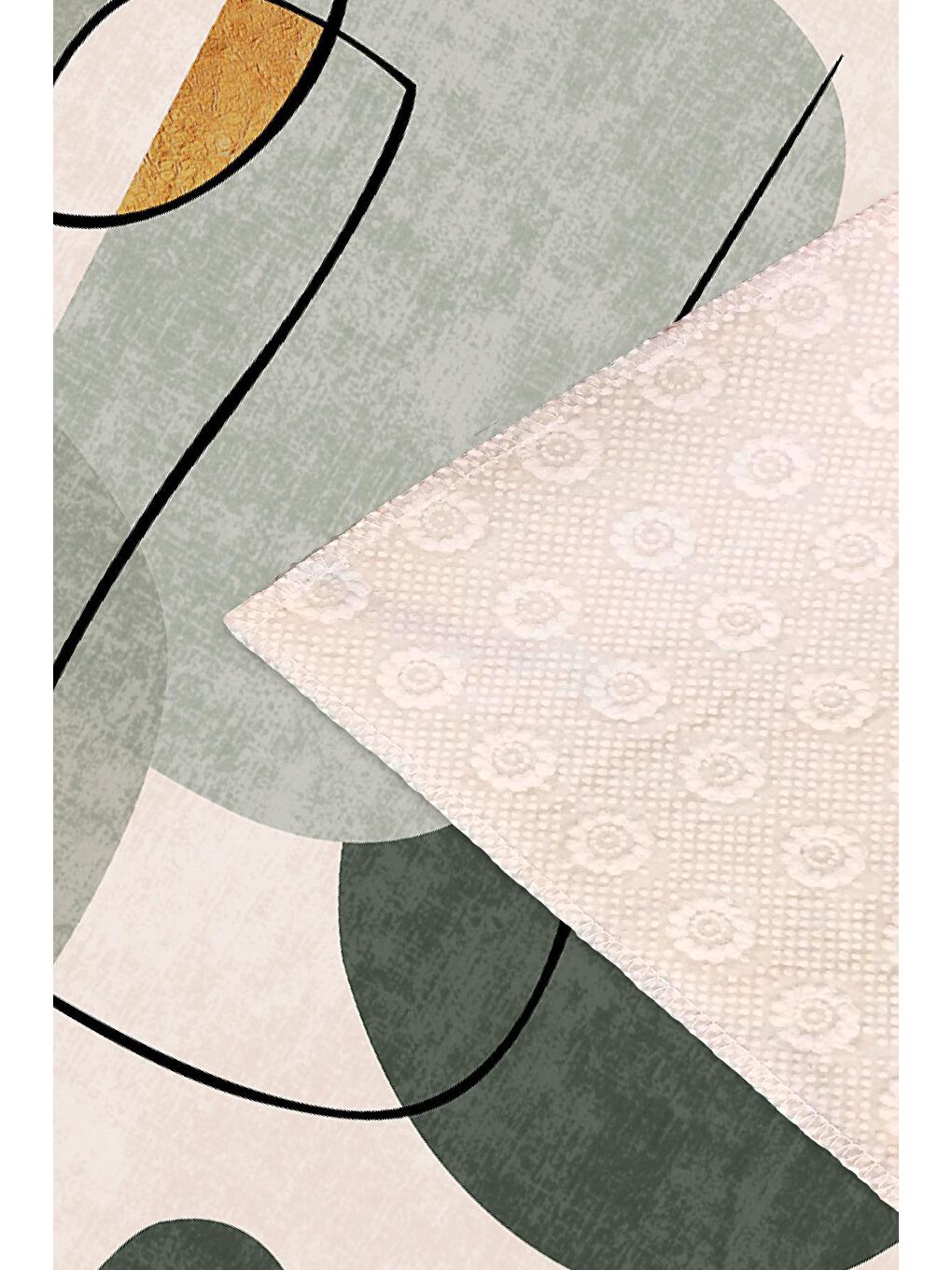 Mor Dekoratif Özel Tasarım Modern Halısı 80x150 cm-3