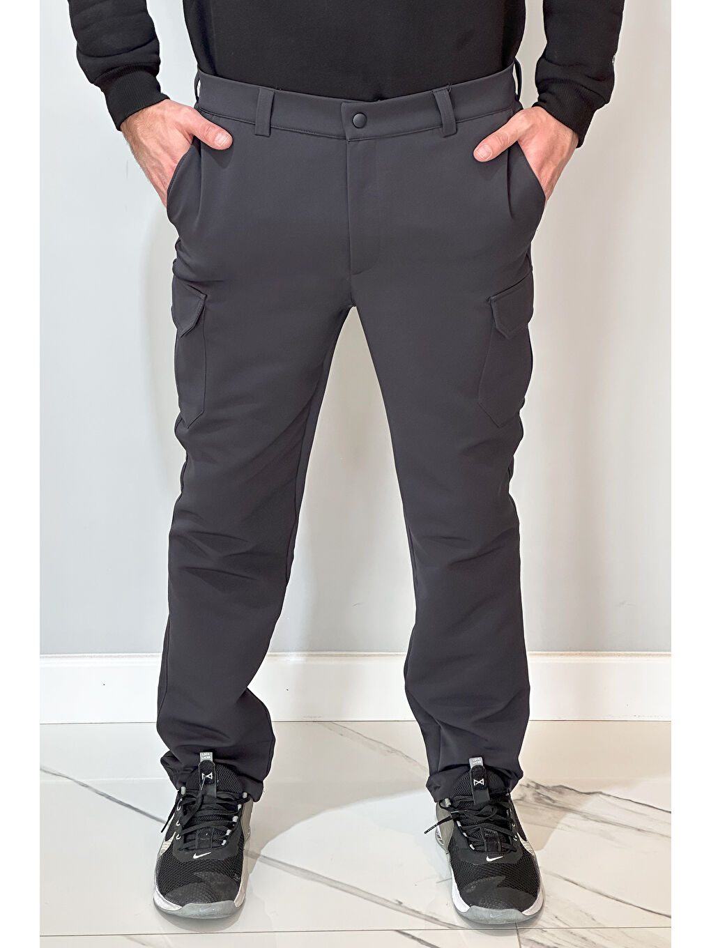 Erkek Kargo Cep İçi Şardonlu Pantolon REA-9707 Lacivert