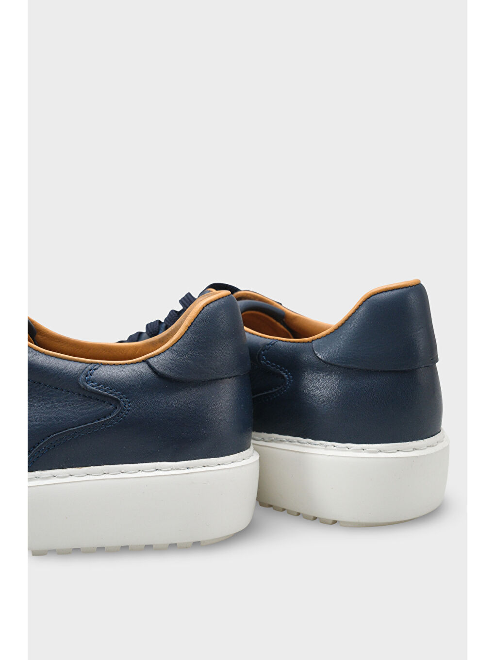 Lacivert Rutter Hakiki Deri Erkek Günlük Spor Ayakkabı Sneaker-3