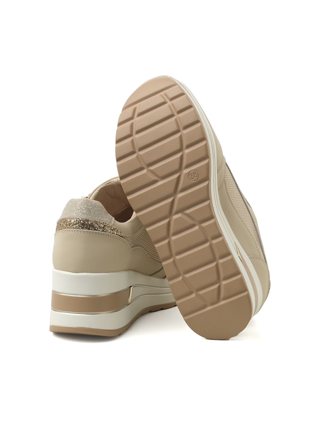 Bej Kadın Sneaker ( Günlük) 2L5111DM VARIANTE 5111DM Beige Platino-4