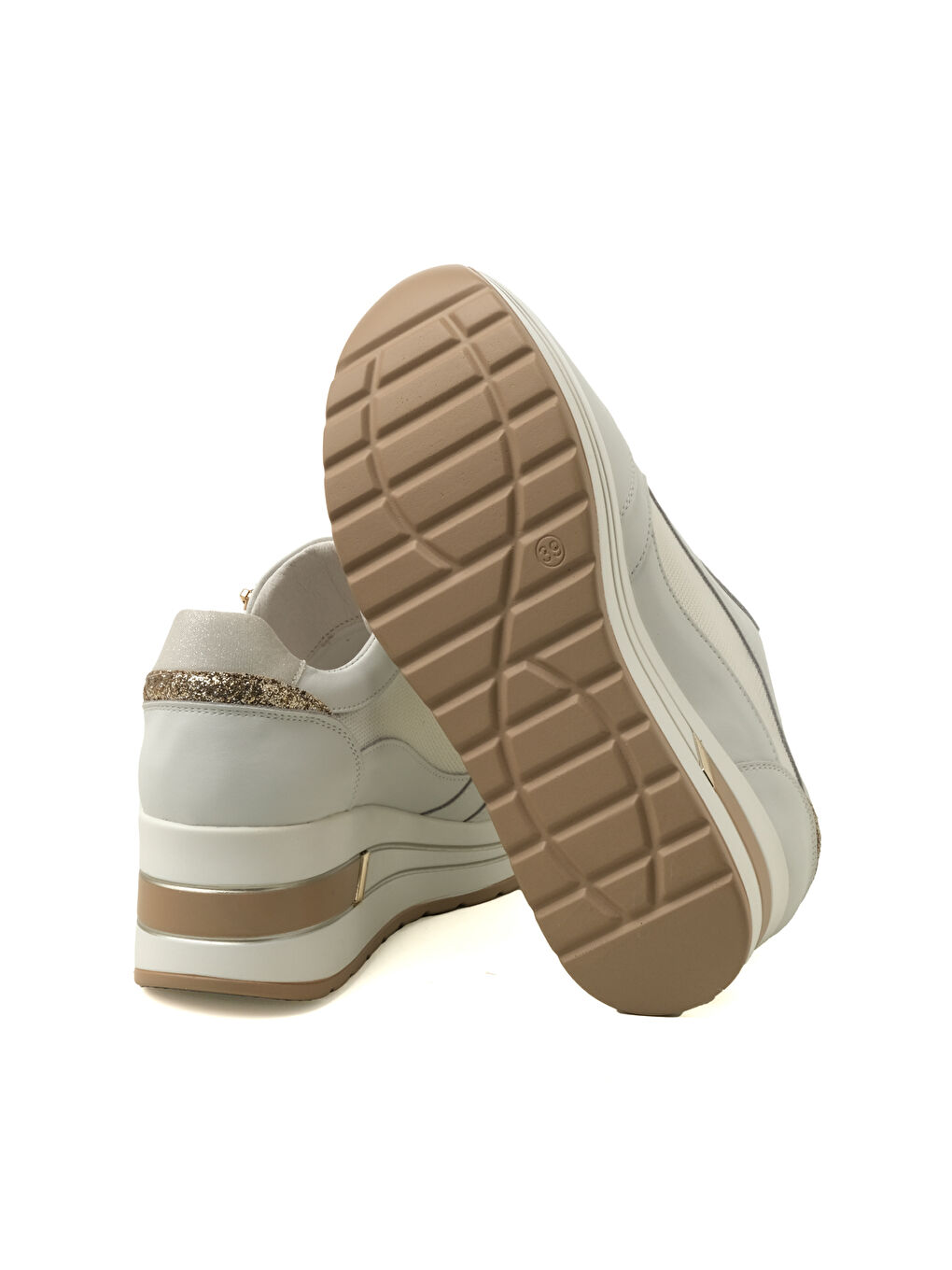 Beyaz Kadın Sneaker ( Günlük) 2L5111DM TOMAIA 5111DM Bianco Platino-4