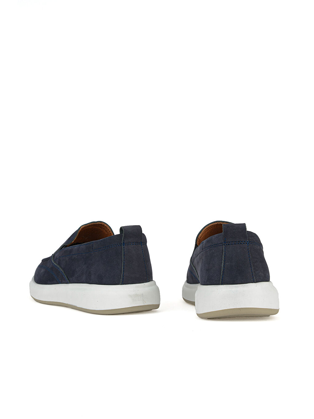 Erkek Hakiki Deri Konfor Ayakkabı 1611025Z20172 Lacivert-2