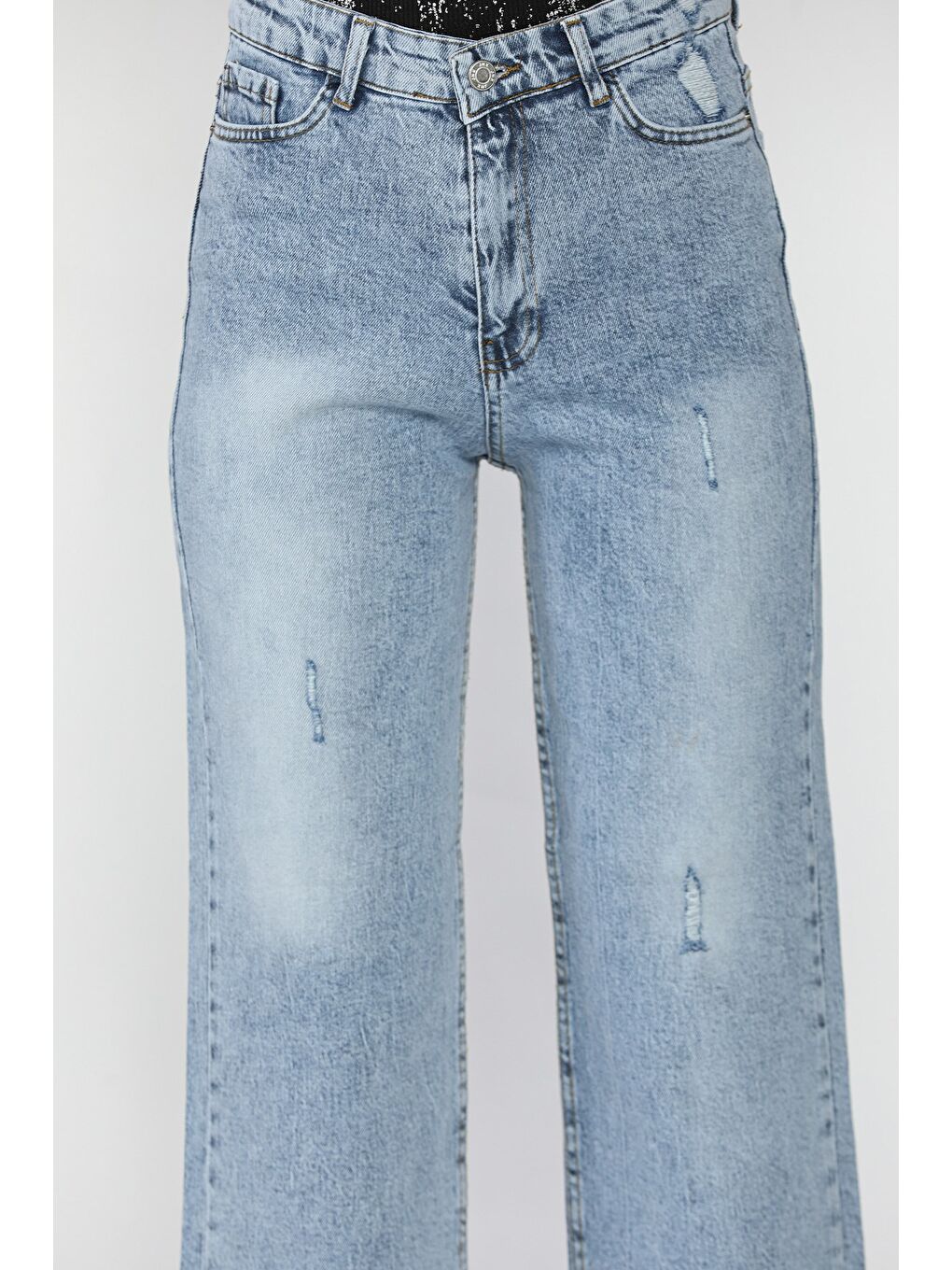 Mavi Kadın Bol Paça Jean Pantolon-3