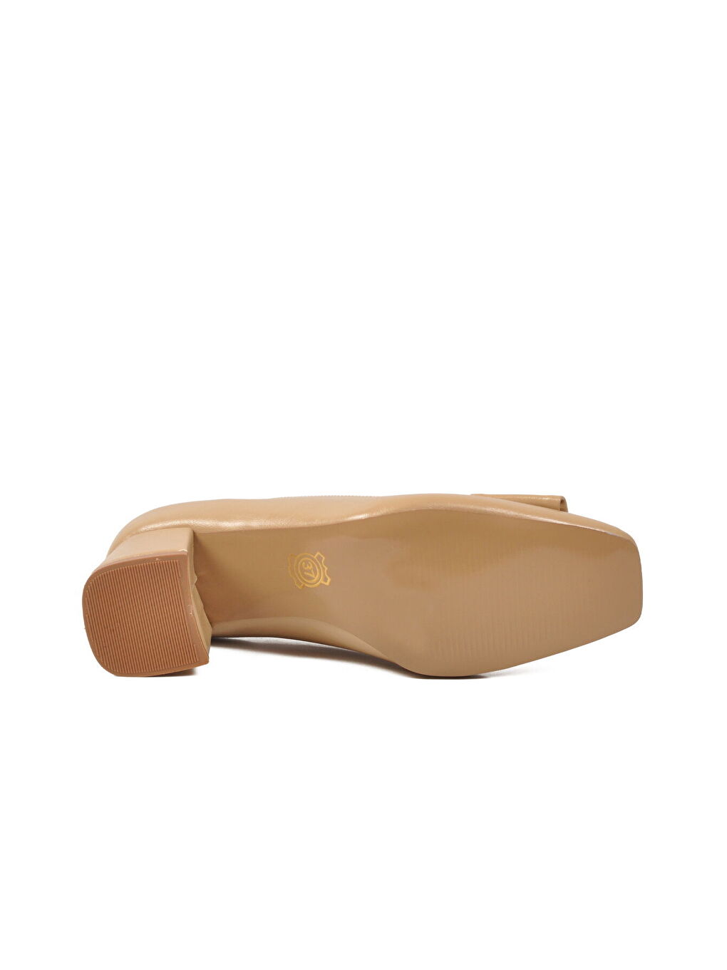 Bej Topuklu Kadın Abiye Ayakkabı 357209 Z-4