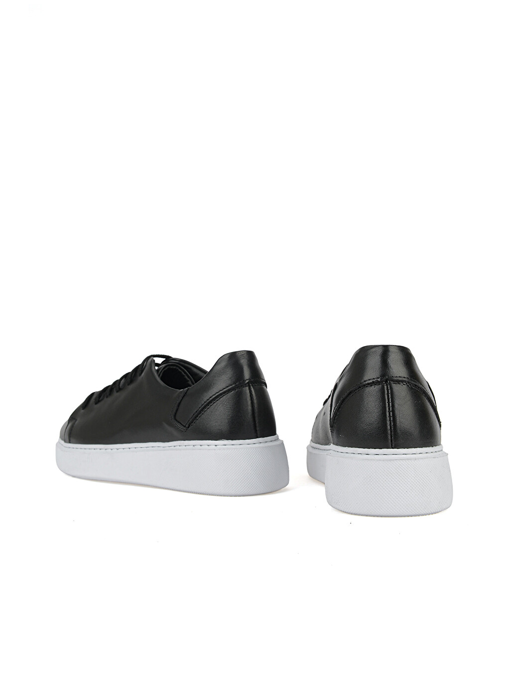 Erkek Hakiki Deri Sneaker 161423Z514 Siyah-2