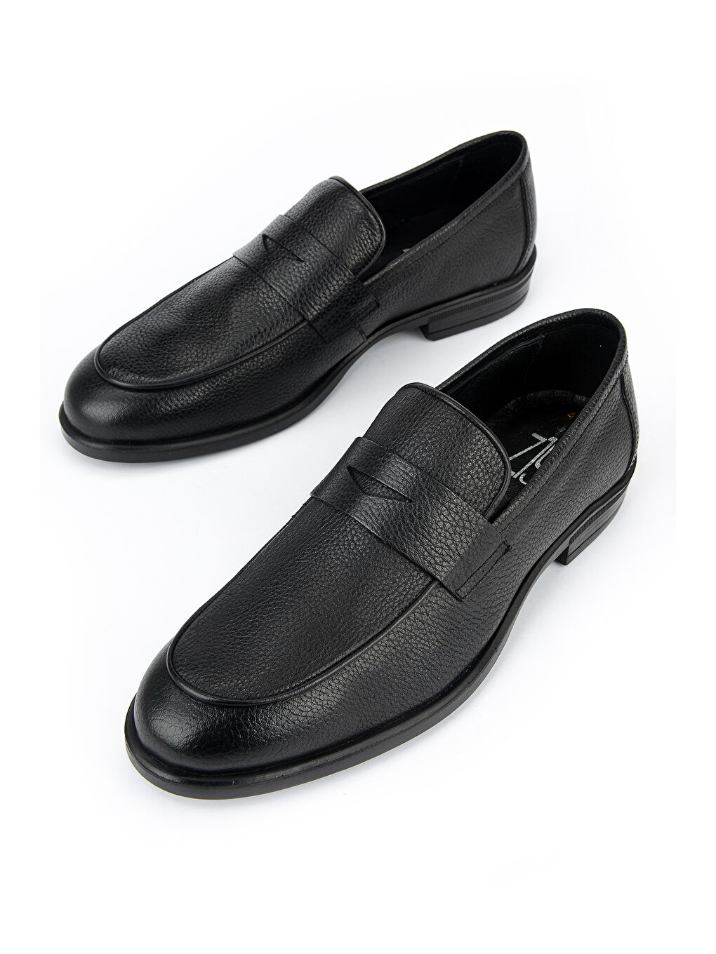 Erkek Hakiki Deri Ayakkabı 161986Z4075 Siyah-4