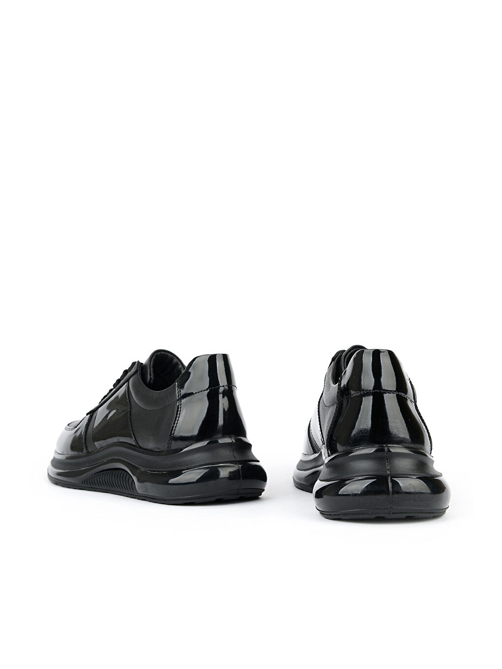 Erkek Hakiki Deri Sneaker 161423Z74 Siyah-2