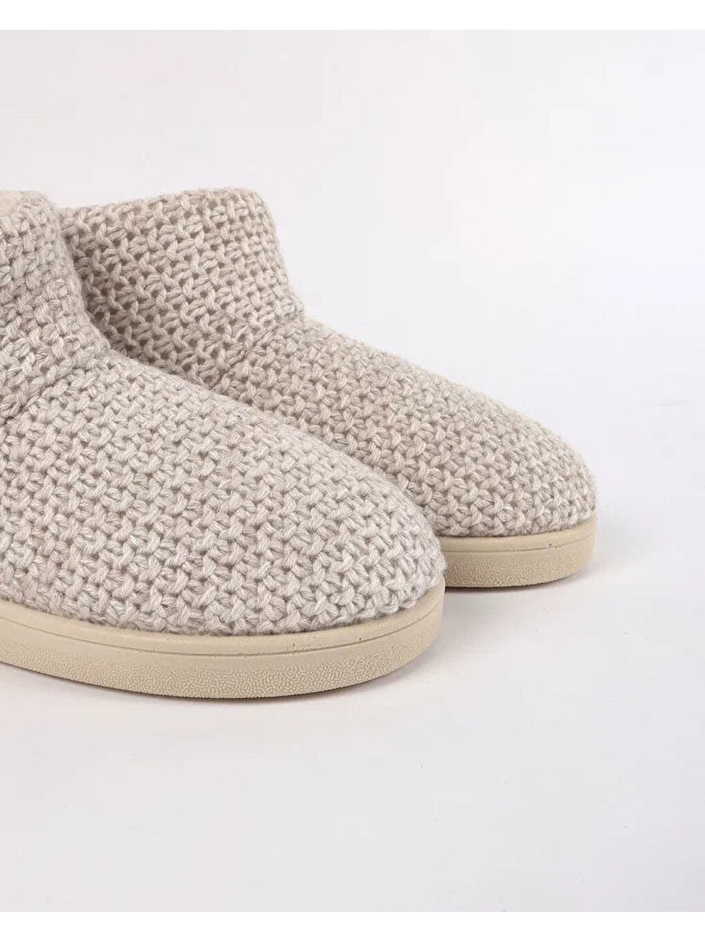 Bej Kadın Triko Panduf - LOVEY-1