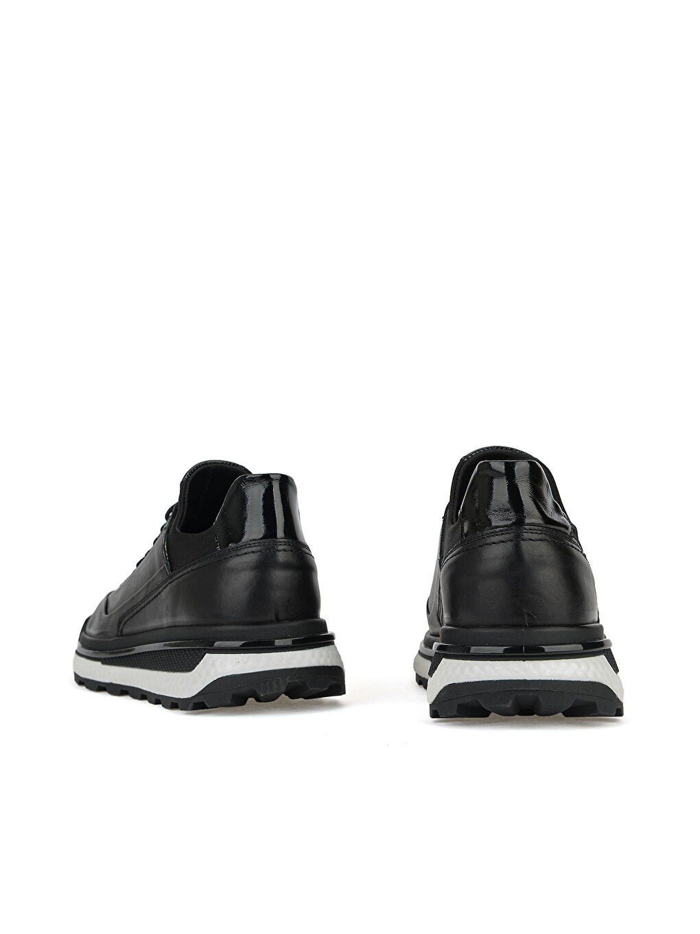 Erkek Hakiki Deri Sneaker 1611053Z17602 Siyah-2