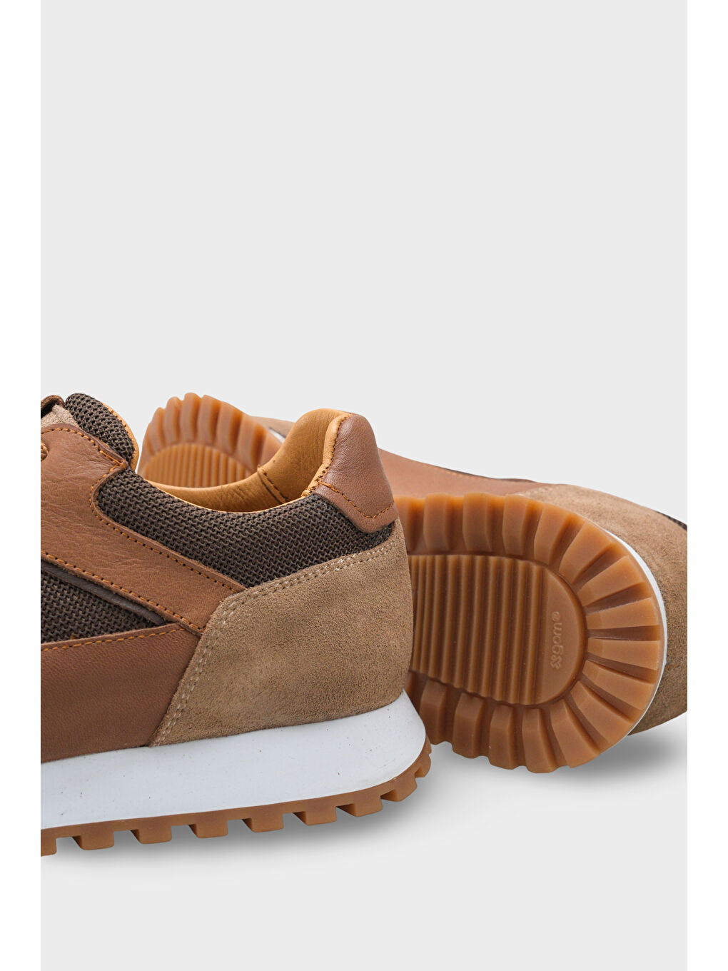 Bej Erny Hakiki Deri Erkek Günlük Spor Ayakkabı Sneaker-3