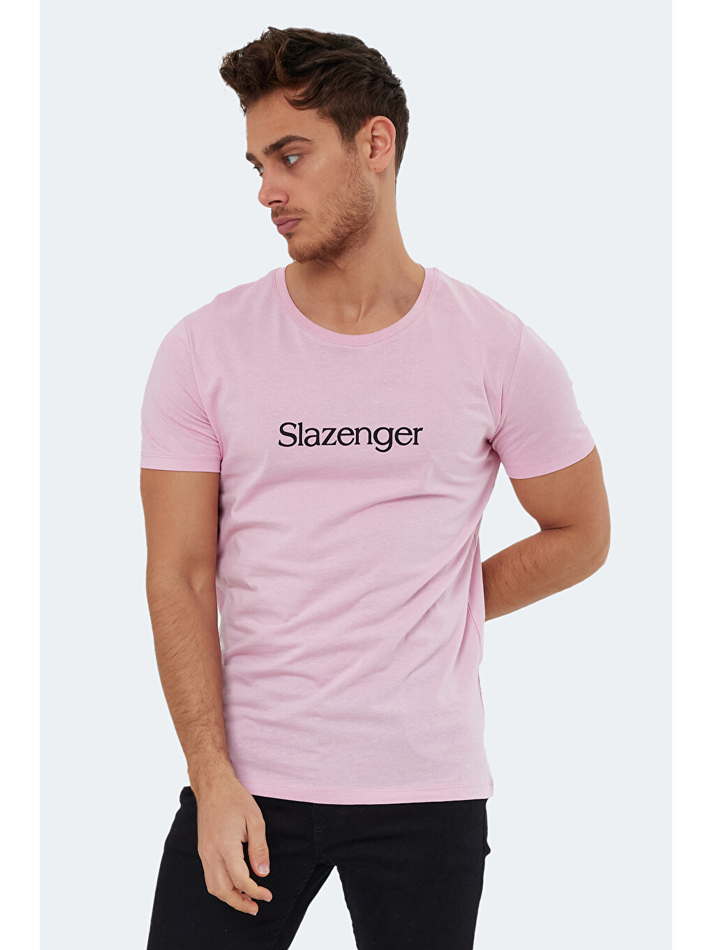 Sabe I Erkek Tişört Açık Pembe-5