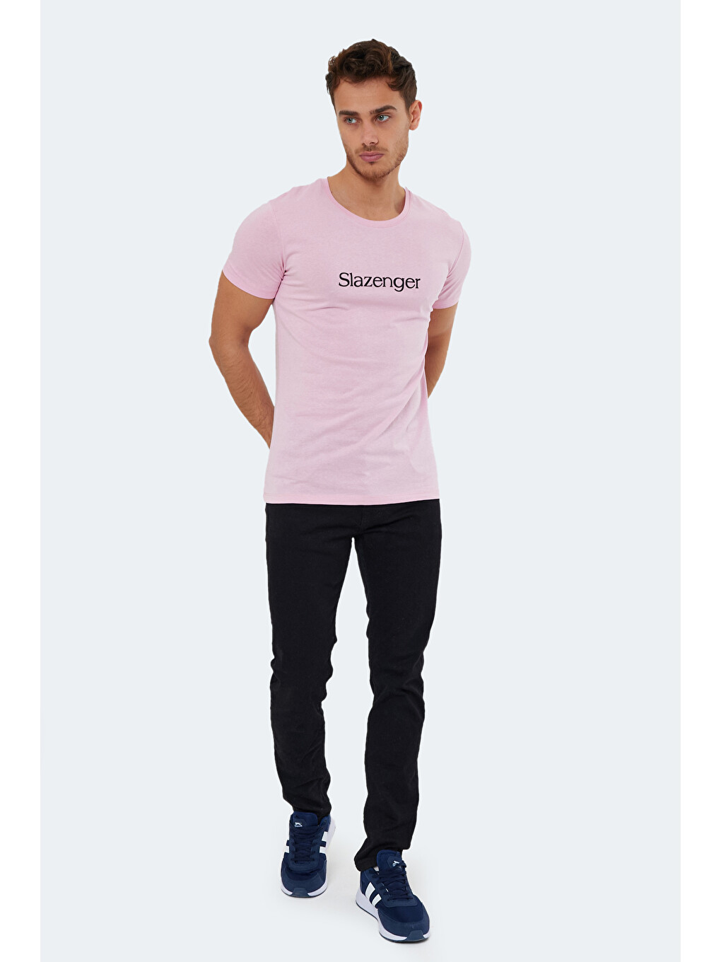 Sabe I Erkek Tişört Açık Pembe-6