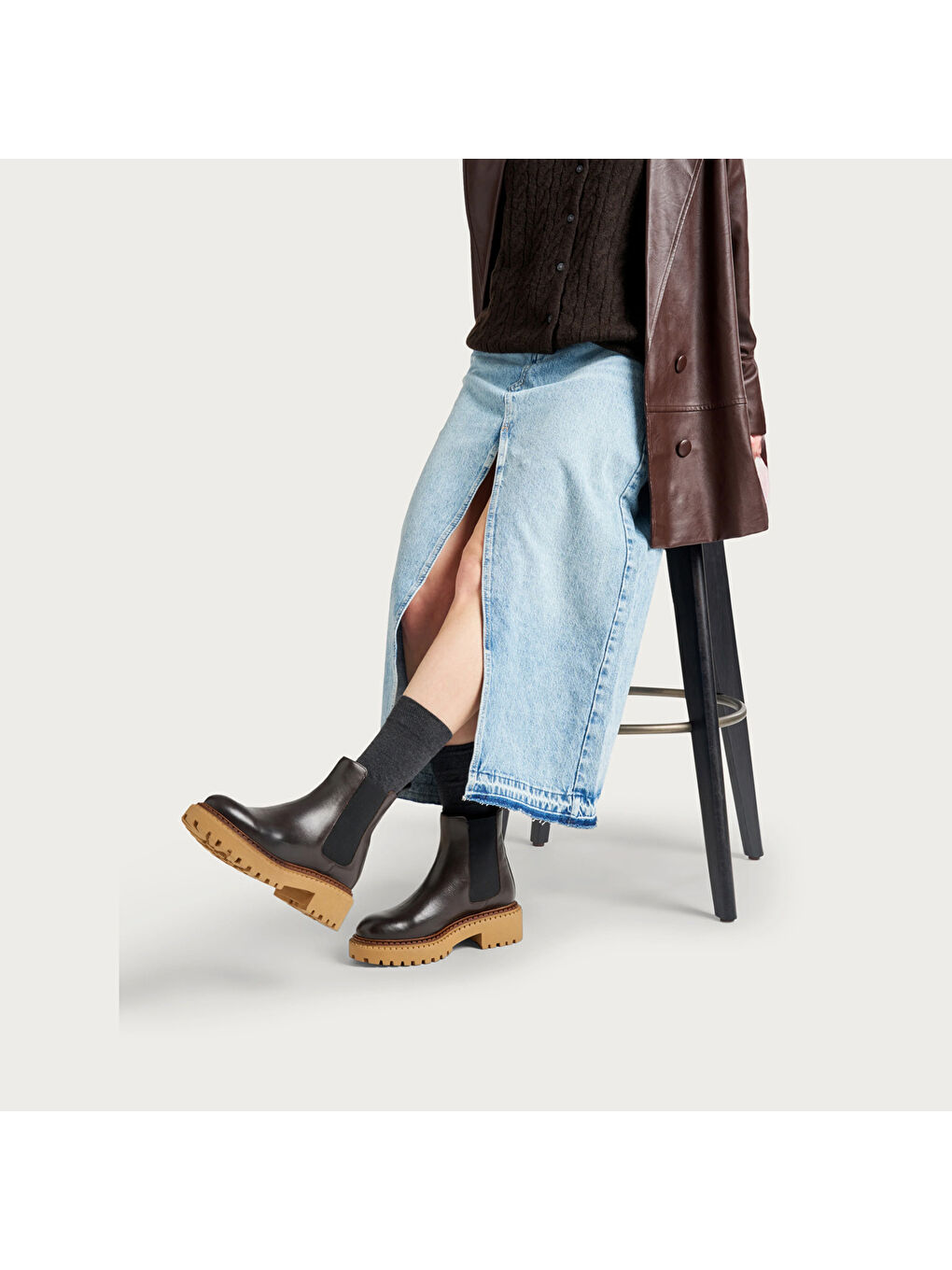 Kahverengi Kadın Bot 78L3 TRESOR-5