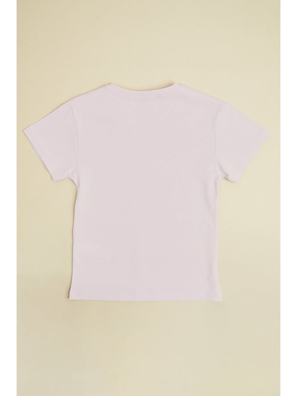 Lila New York Baskılı Kız Çocuk Tişört-1
