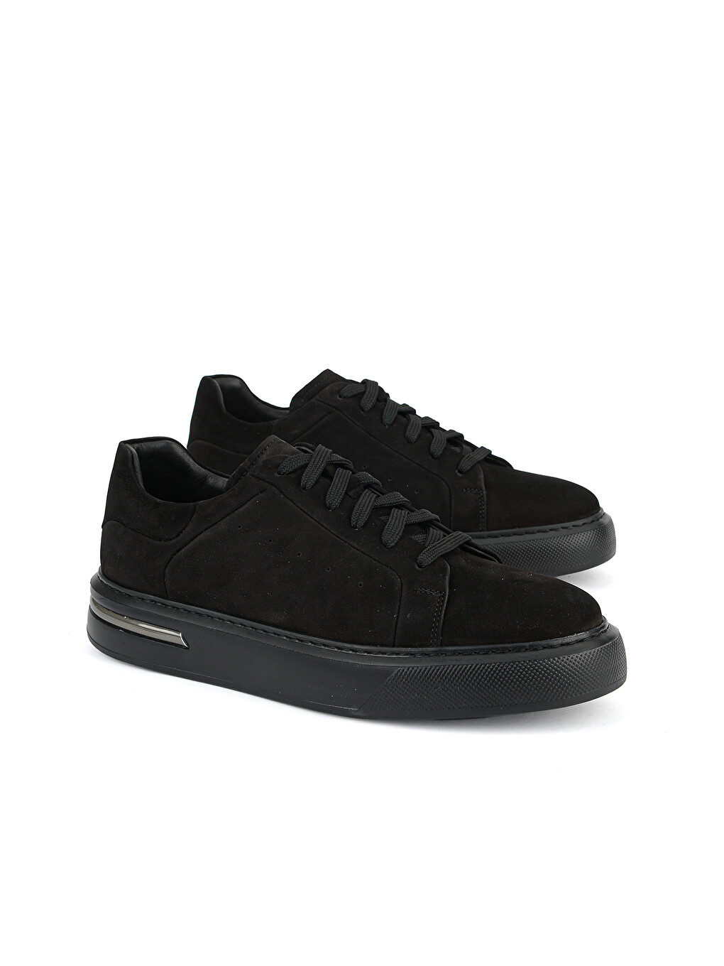 Erkek Hakiki Deri Sneaker 1611026z0112 Siyah-1