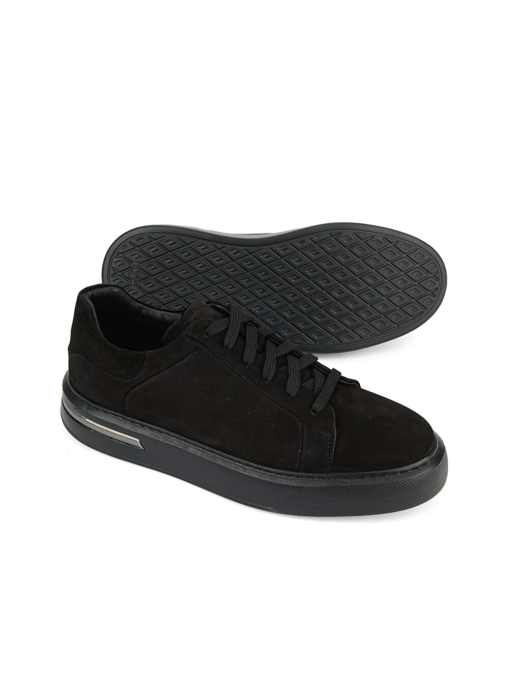 Erkek Hakiki Deri Sneaker 1611026z0112 Siyah-3
