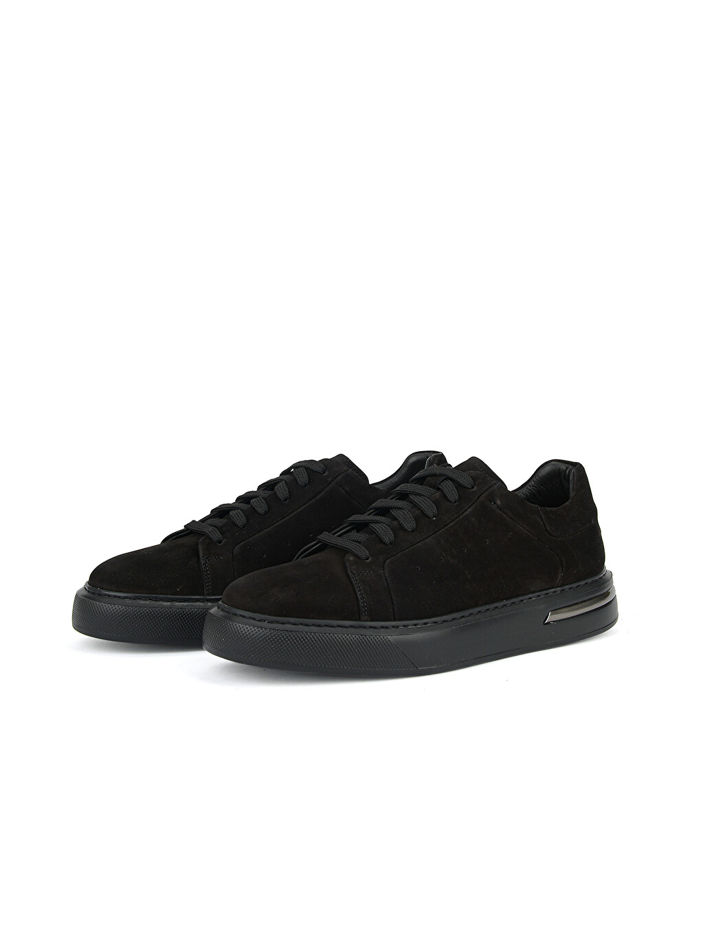 Erkek Hakiki Deri Sneaker 1611026z0112 Siyah-4