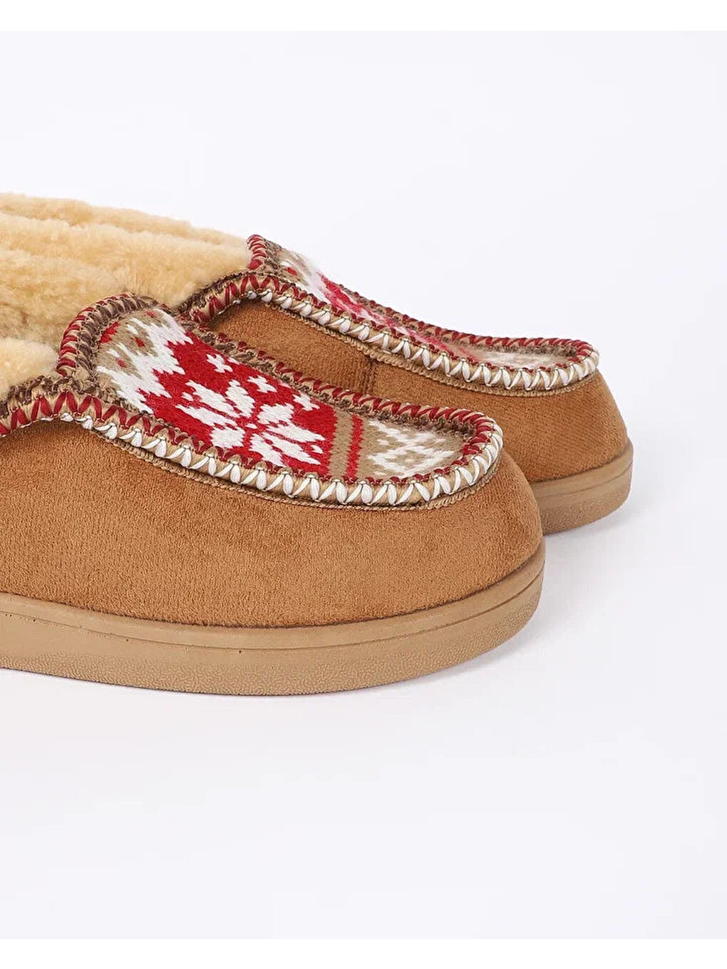 Kahverengi Kadın Ev İçi Ayakkabı -RUSTIC-1