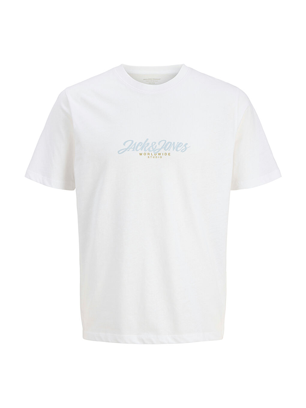 Tavira Erkek Beyaz Bisiklet Yaka Tişört