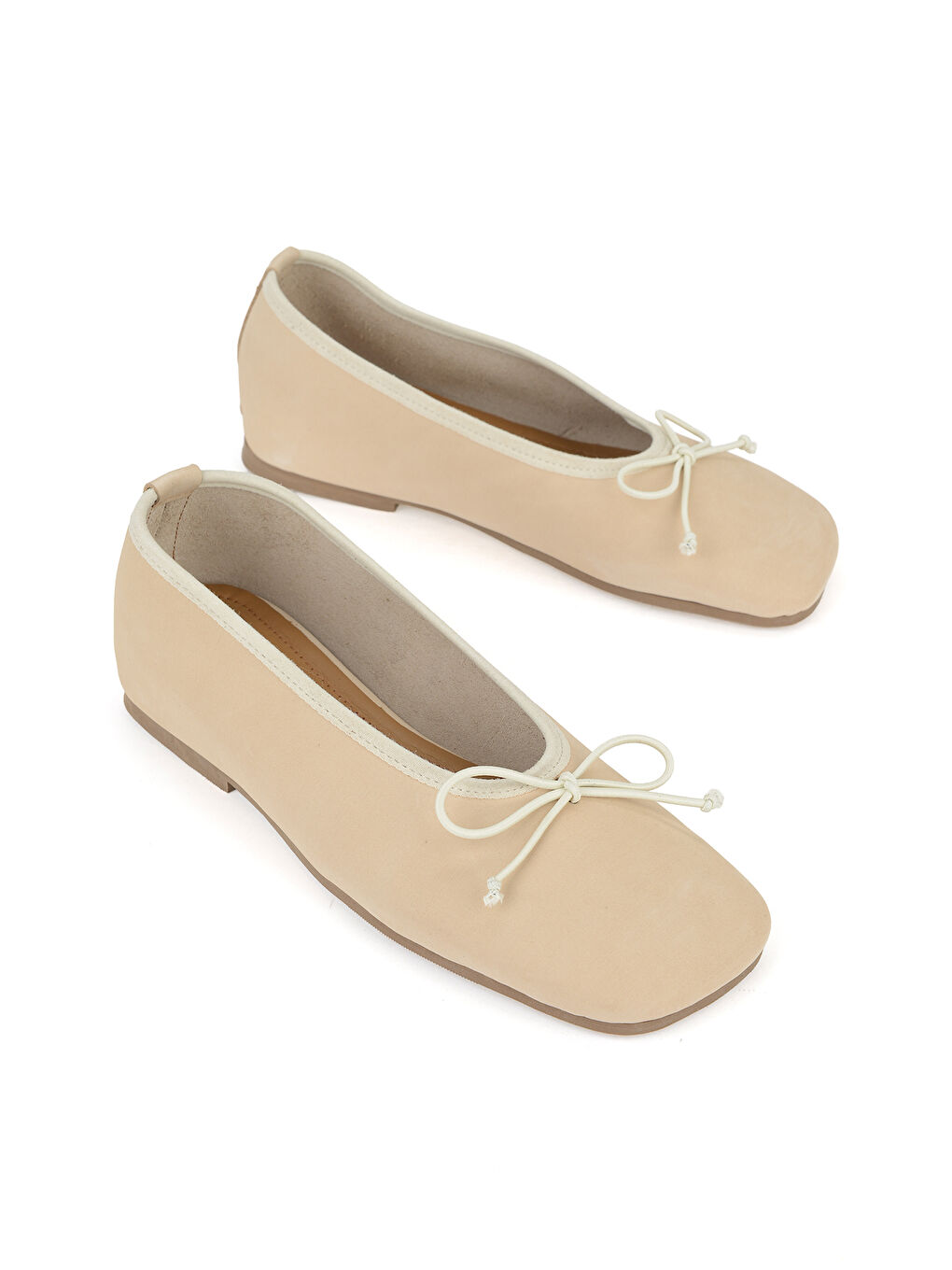 Kadın Hakiki Deri Babet 1611062Z4038 Bej-1