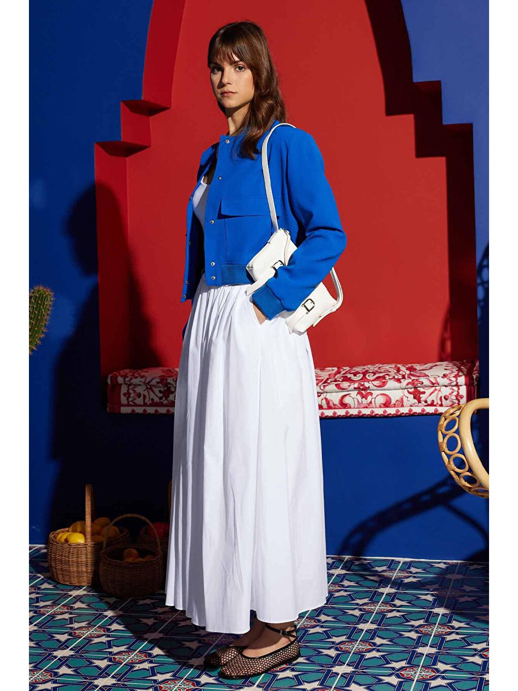 Mocha Bomber Ceket - Lacivert-2