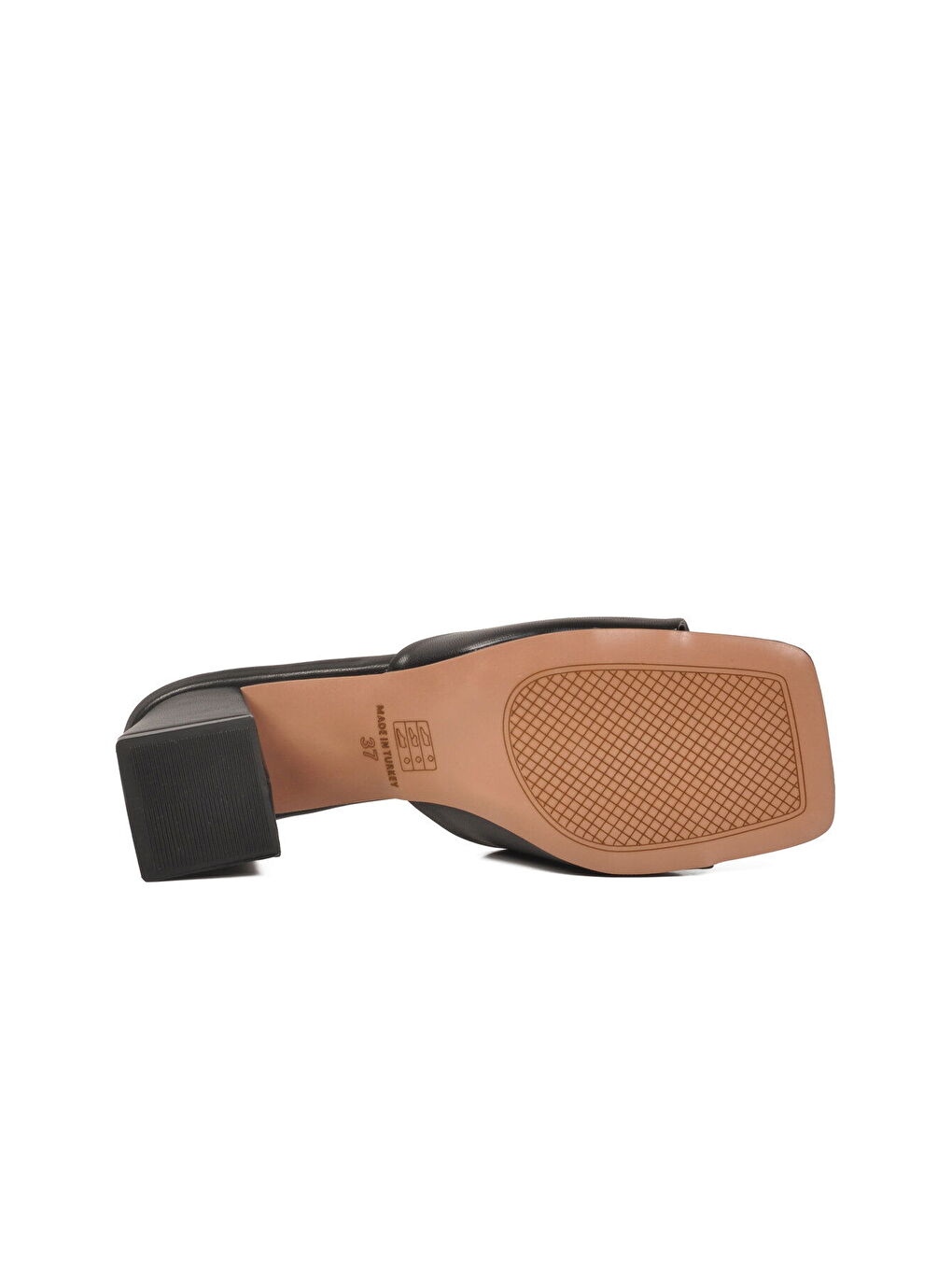 Siyah Hafif Kadın Topuklu Terlik 467060 Z-4