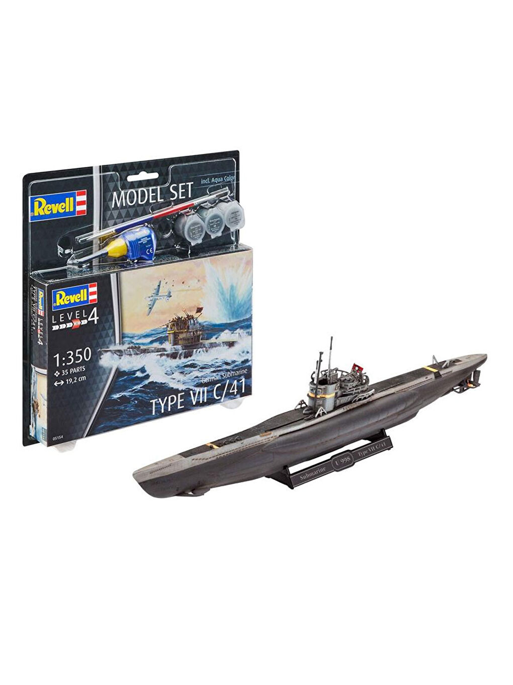 Maket Seti Alman Denizaltı Tip VII C 41 65154