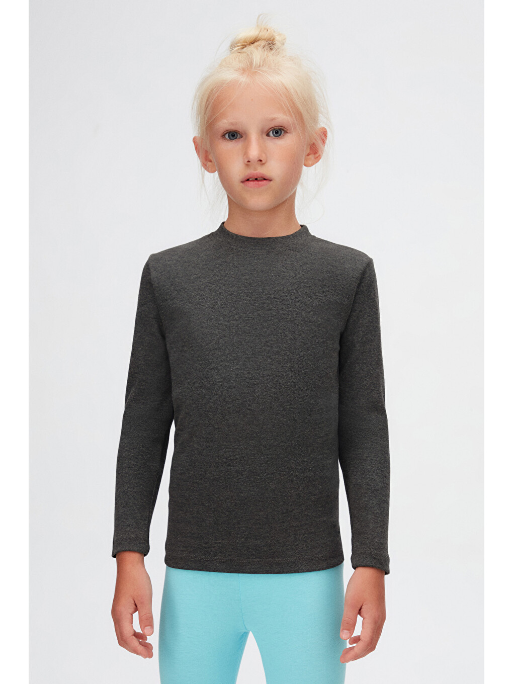 Antrasit Unisex Çocuk Kışlık Badi-1