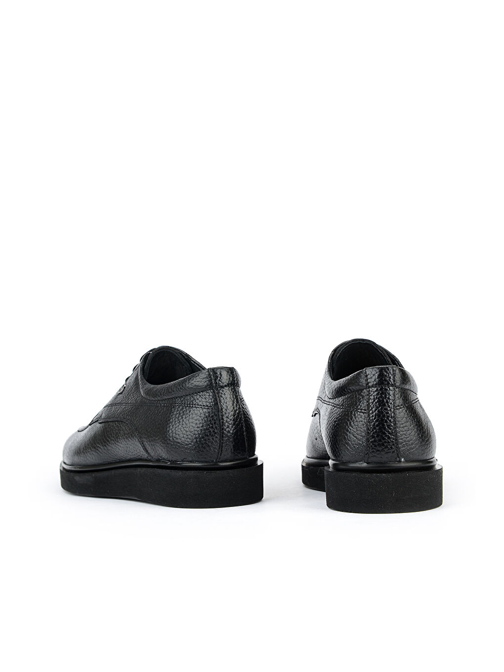 Erkek Hakiki Deri Klasik Ayakkabı 161985Z0803 Siyah-2