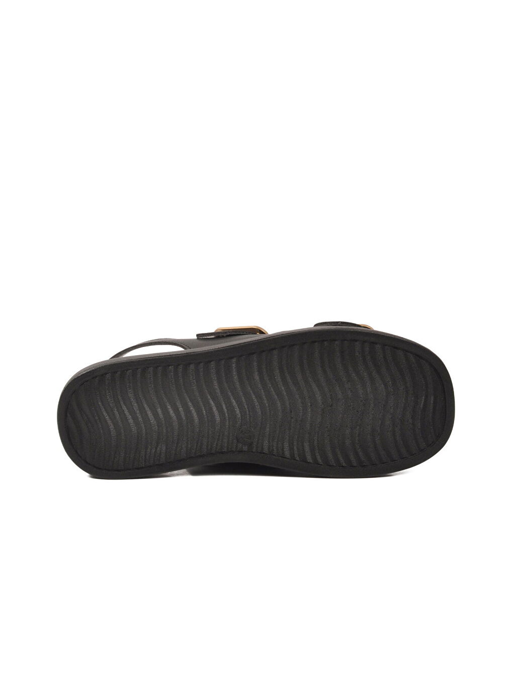 Siyah Çift Bantlı Kadın Sandalet 422240 Z-4