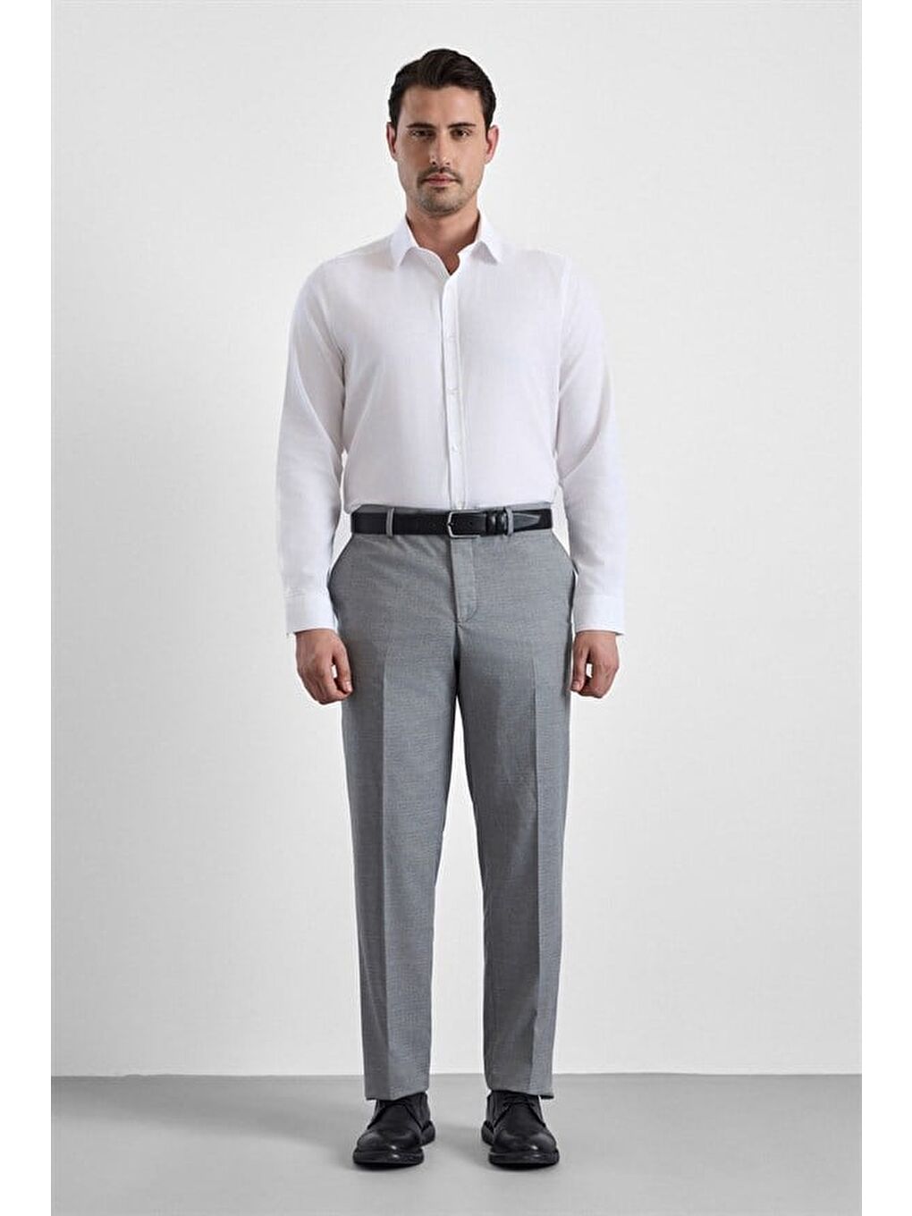 Gri Regular Klasik Pantolon