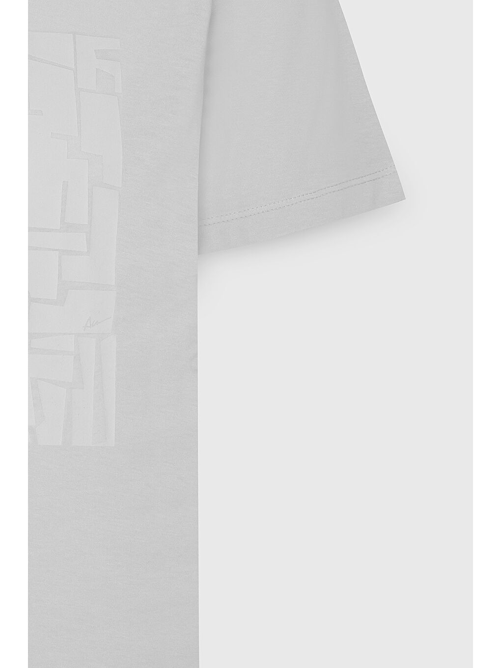 Erkek Beyaz Standart Fit Normal Kesim %100 Pamuk Baskılı Bisiklet Yaka Tişört-7