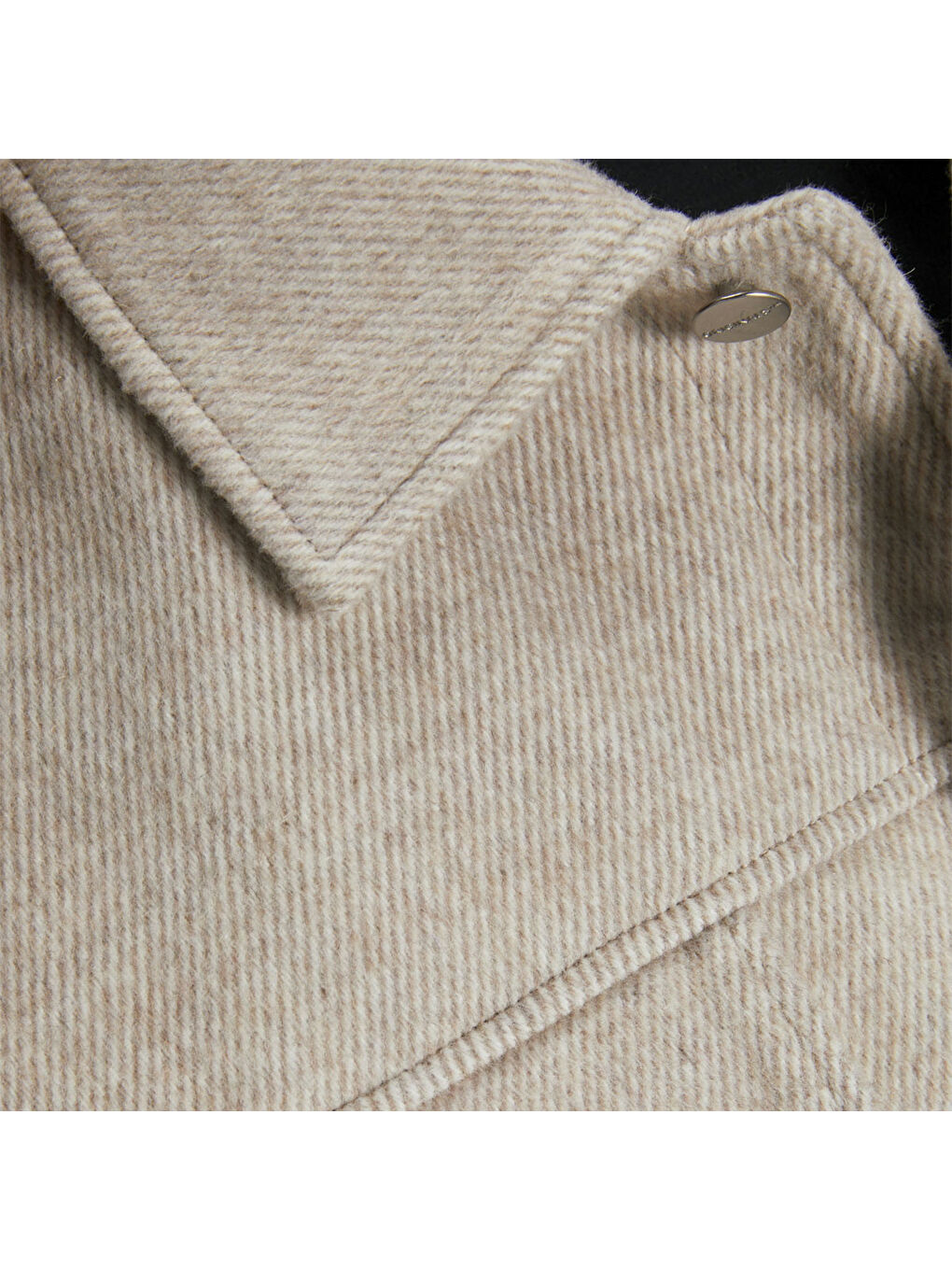 Ridgewood Melange Overshirt Erkek Bej Ceket-1