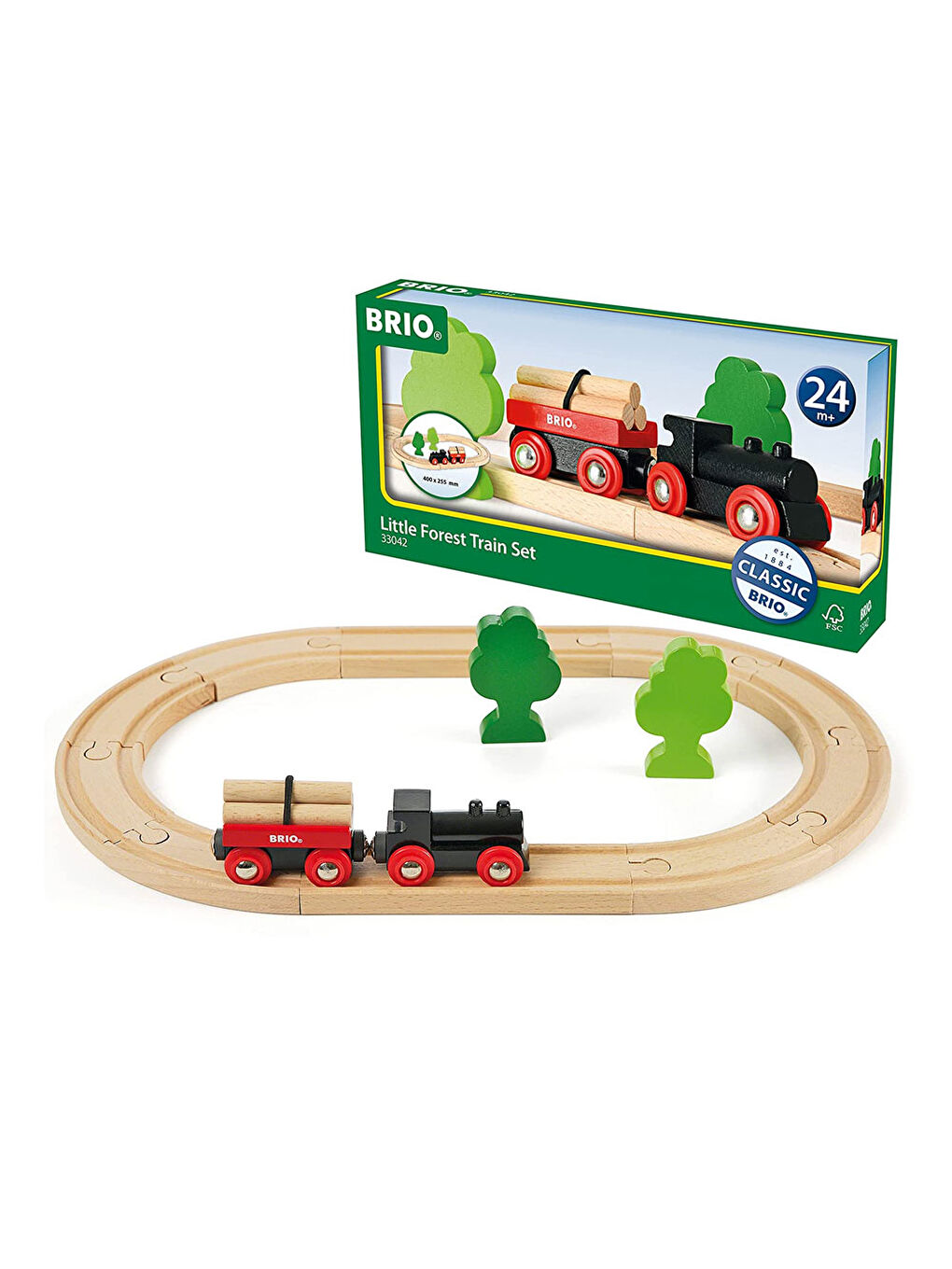 BRIO Renksiz World Orman Tren Seti 330