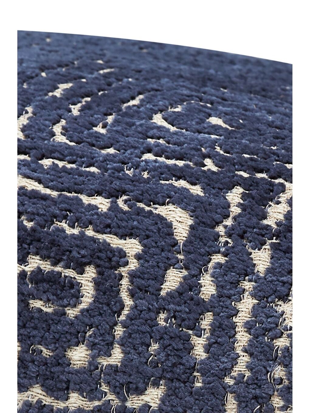 ASDIVA Labirent Desenli Lacivert Dokuma Kırlent Kılıfı  43x43 cm - 3