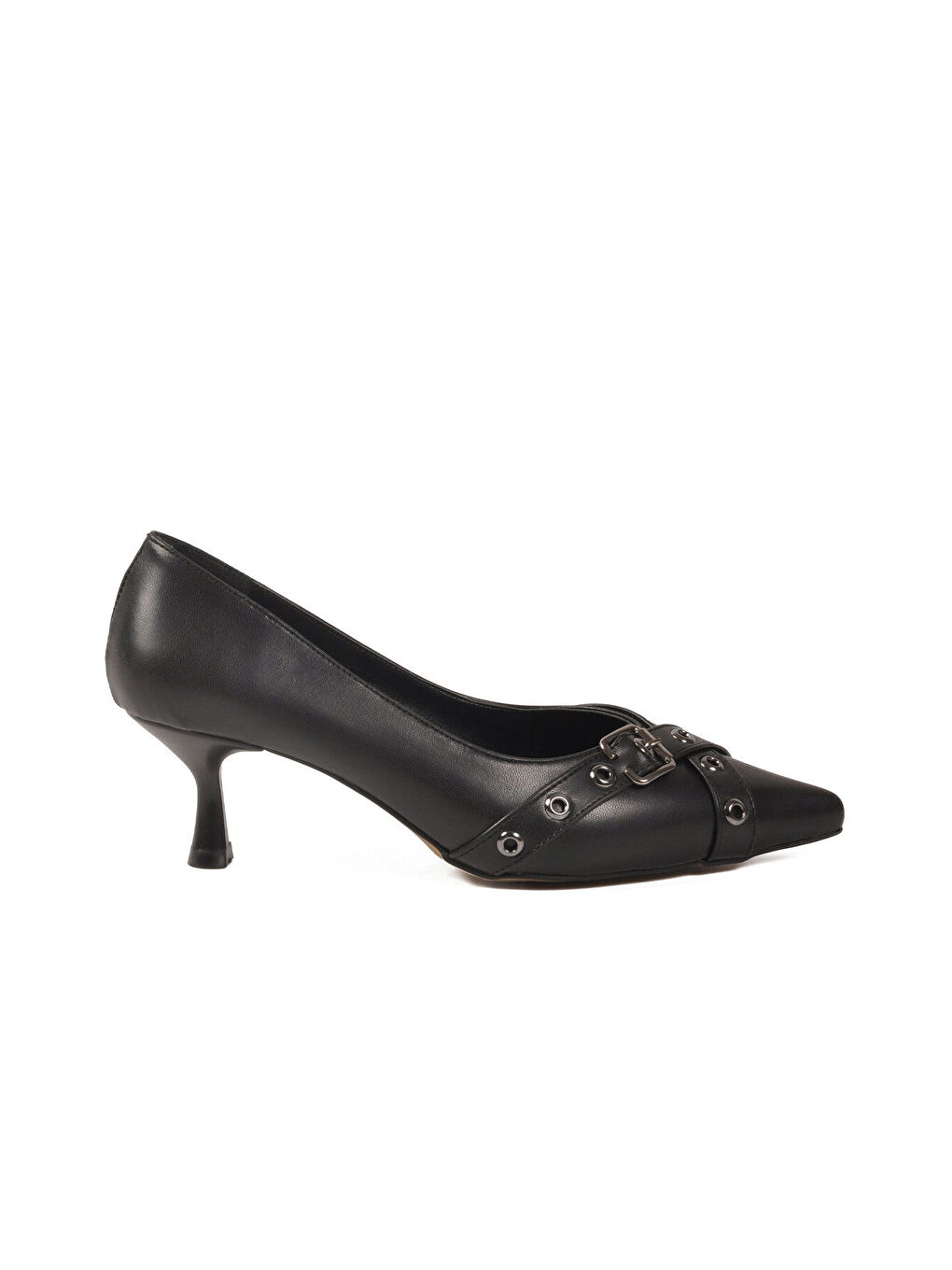 Siyah İnce Topuklu Kadın Abiye Ayakkabı 519146 Z-1