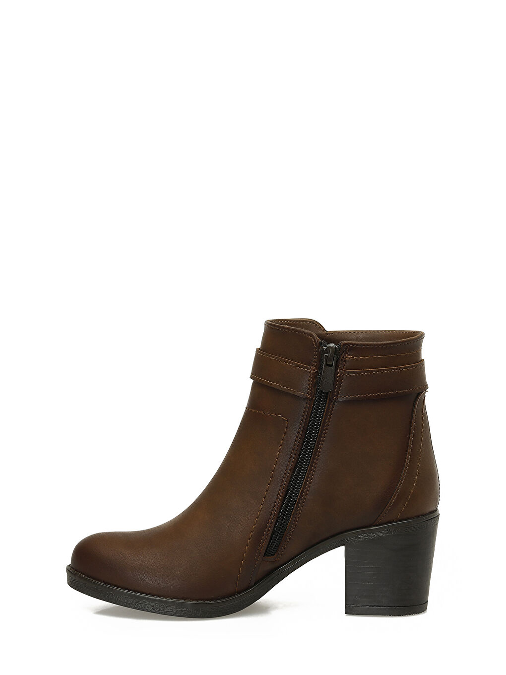 Kahverengi 24K-1031 5PR Taba Kadın Topuklu Bot-2