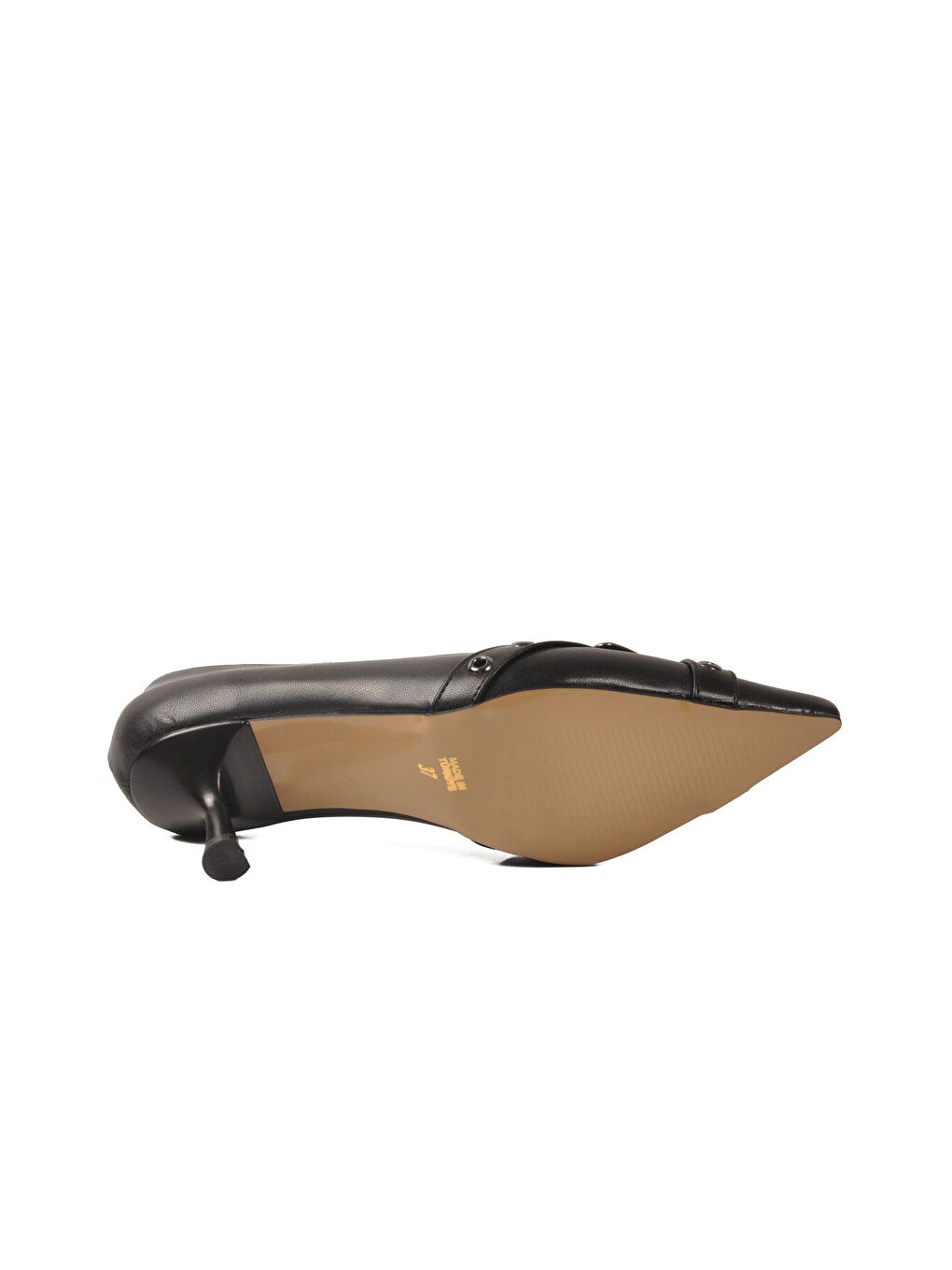 Siyah İnce Topuklu Kadın Abiye Ayakkabı 519146 Z-4